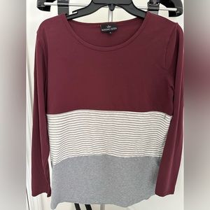 Nursing Queen Colorblock Long Sleeve Shirt